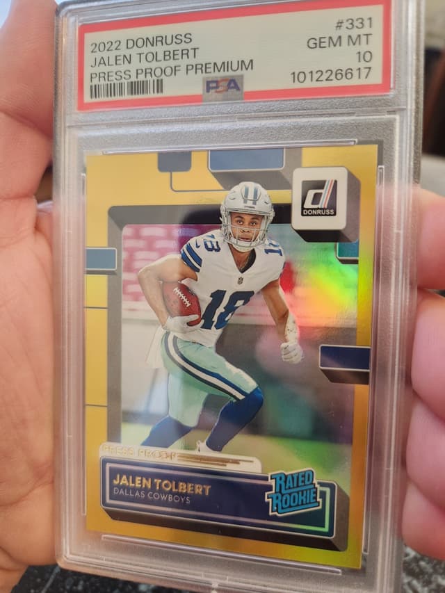 Jalen Tolbert Panini Donruss #331 Press Proof Premium