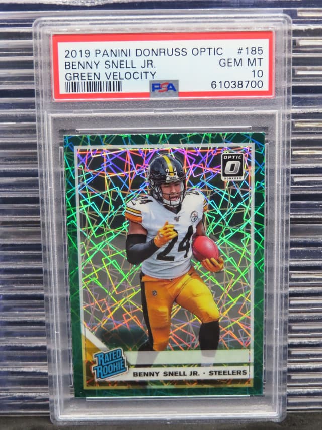 Benny Snell Jr. Panini Donruss Optic #185 Green Velocity
