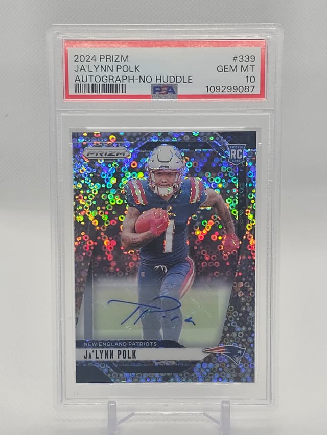 Ja'Lynn Polk Panini Prizm #339 Autograph-No Huddle