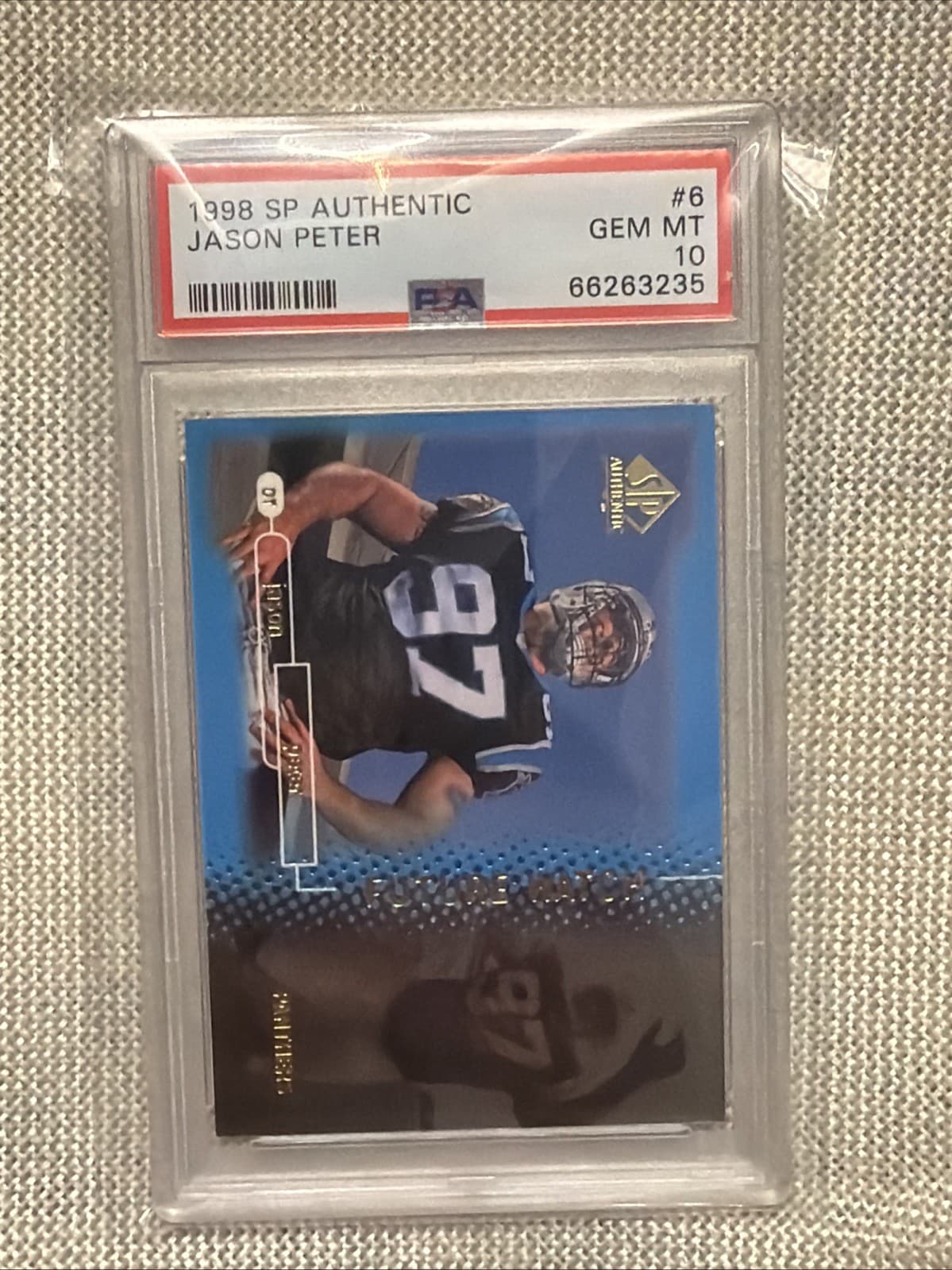 Jason Peter SP Authentic #6 Base