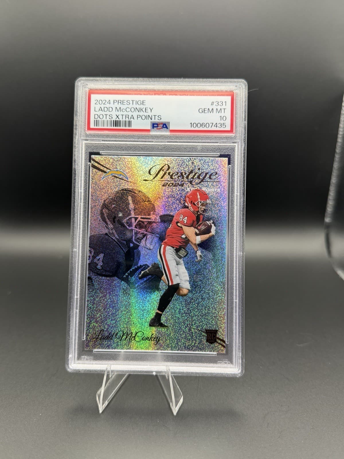 Ladd McConkey Panini Prestige #331 Dots Xtra Points