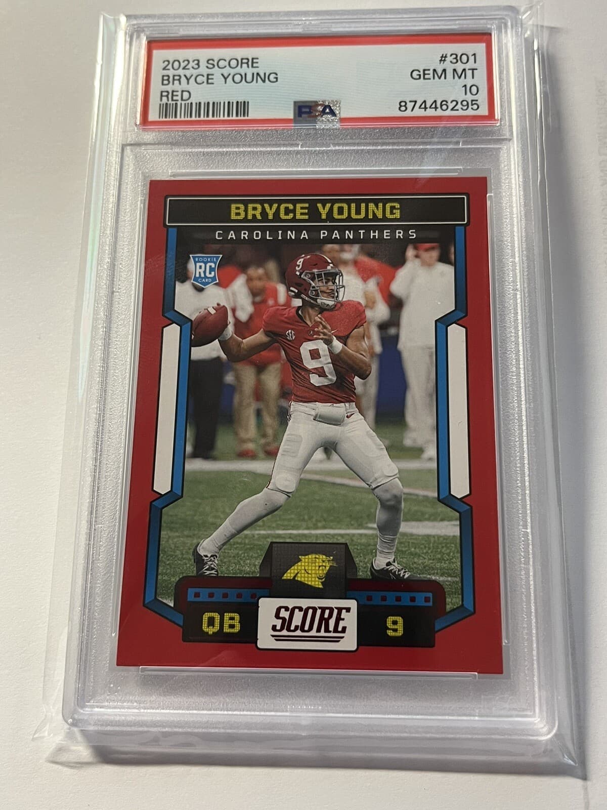 Bryce Young Panini Score #301 Red