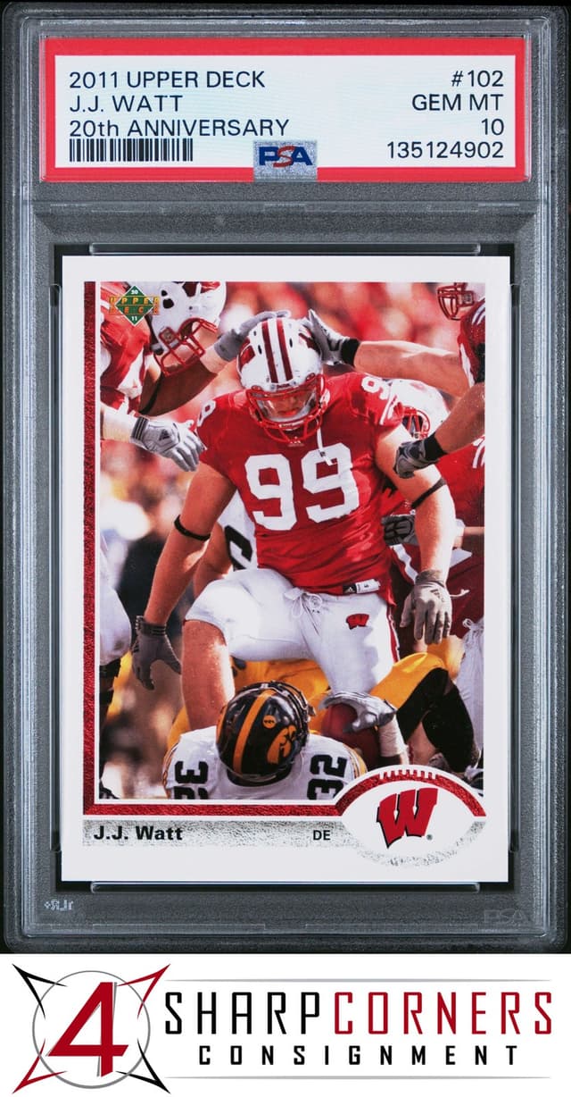 J.J. Watt Upper Deck 20th Anniversary #102 Base