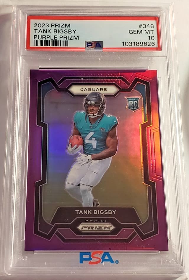 Tank Bigsby Panini Prizm #348 Purple