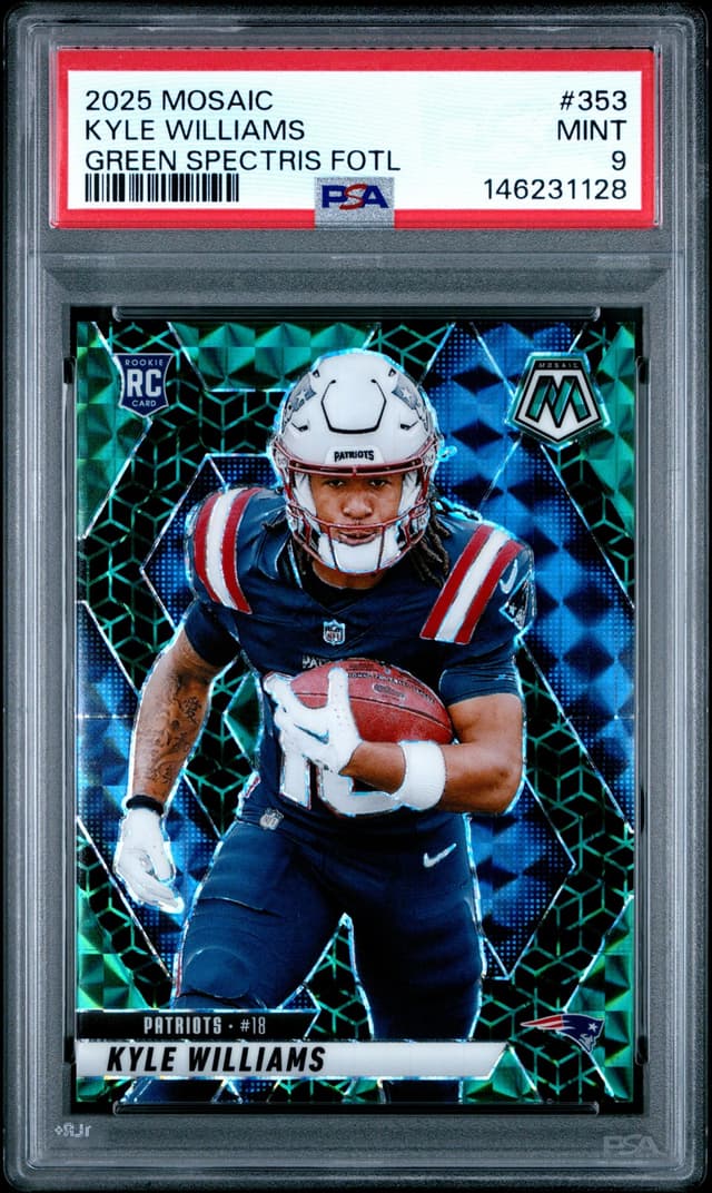 Kyle Williams Panini Mosaic #353 Green Spectris Fotl