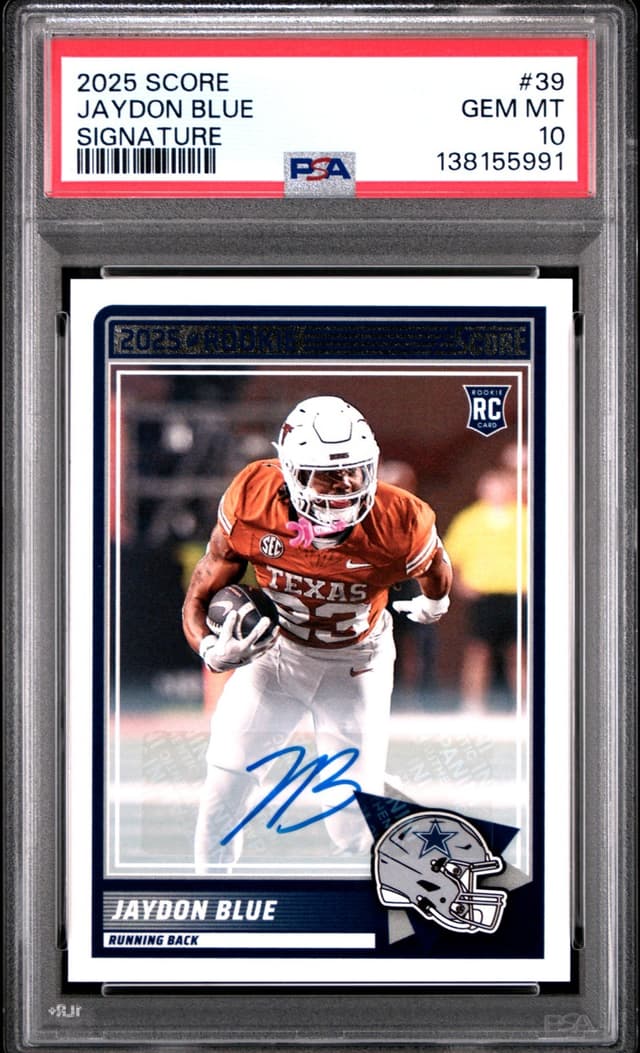 Jaydon Blue Panini Score #39 Signature