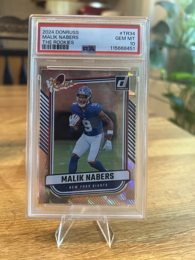 Malik Nabers Panini Donruss the Rookies #TR34 Base
