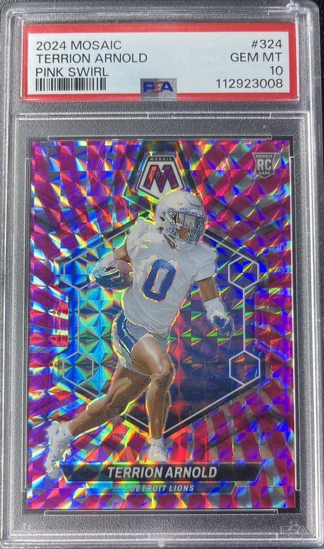 Terrion Arnold Panini Mosaic #324 Pink Swirl