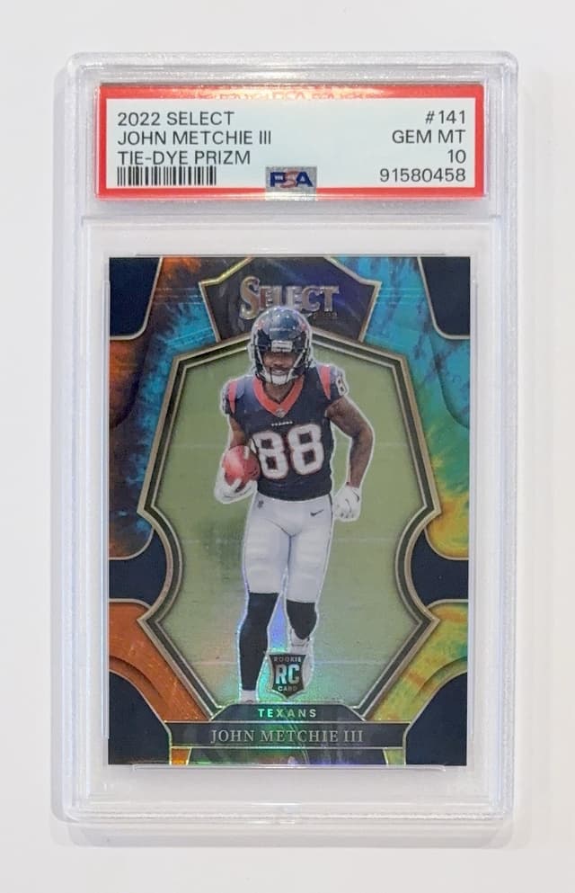 John Metchie Panini Select #141 Tie-Dye Prizm