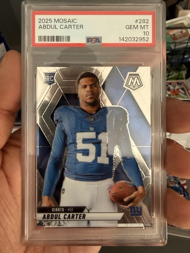 Abdul Carter Panini Mosaic #282 Base