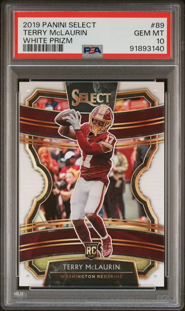 Terry McLaurin Panini Select #89 White Prizm