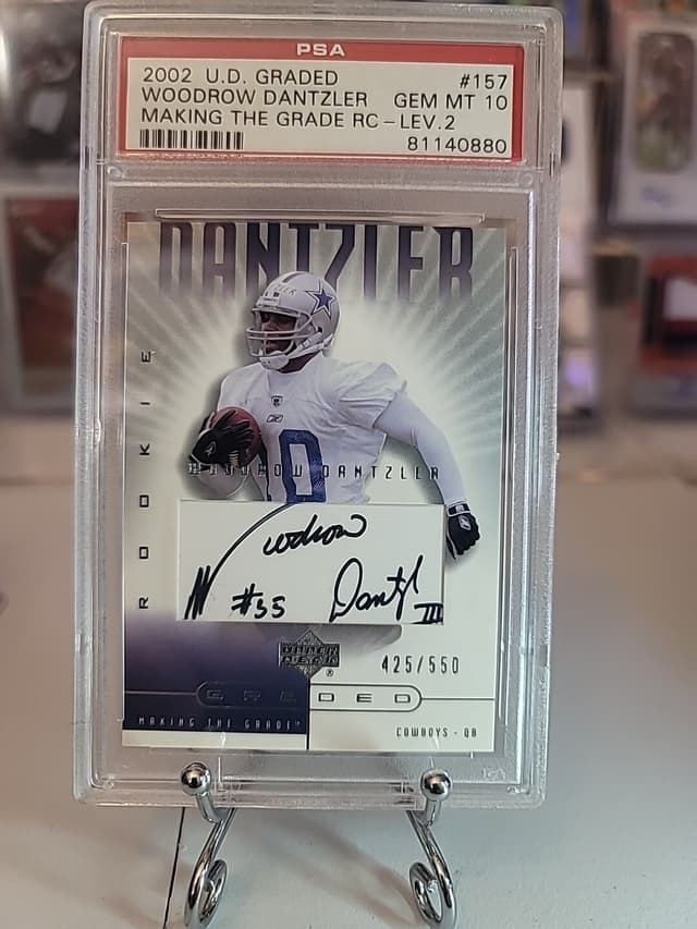 Woodrow Dantzler Upper Deck Graded #157 Making the Grade RC-Lev.2