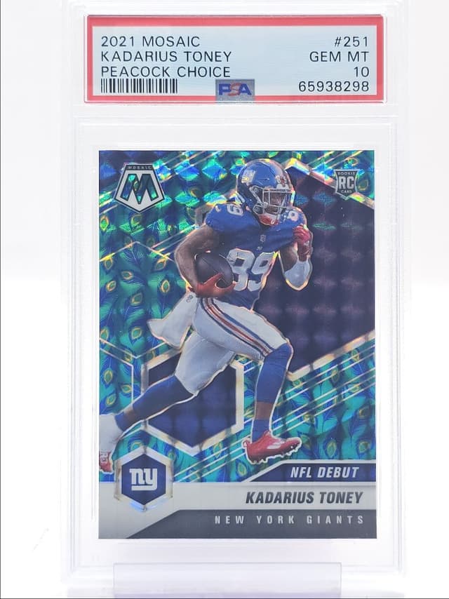 Kadarius Toney Panini Mosaic #251 Peacock Choice