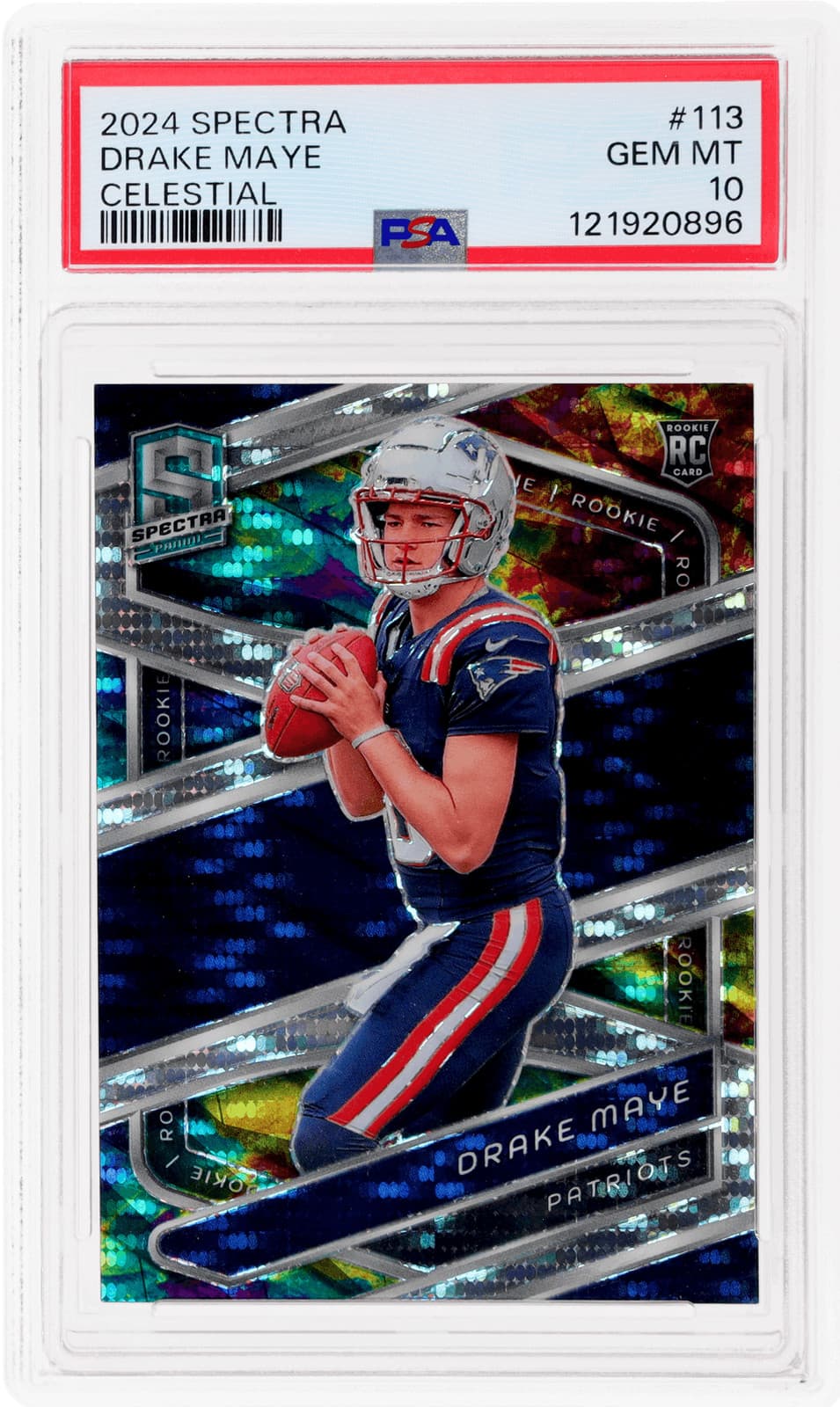 Drake Maye Panini Spectra #113 Celestial