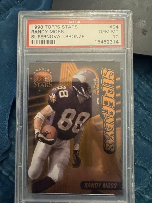 Randy Moss Topps Stars Supernova #S4 Bronze