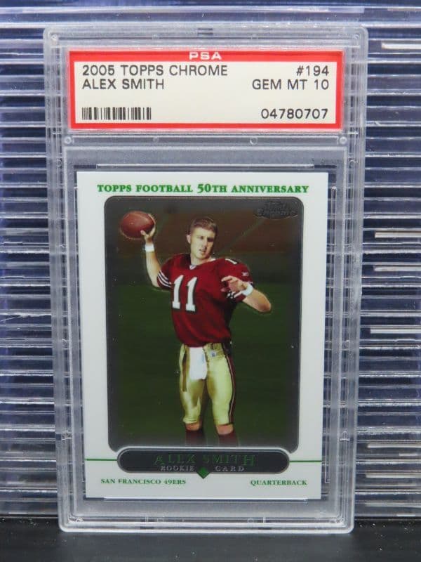 Alex Smith Topps Chrome #194 Black Refractor
