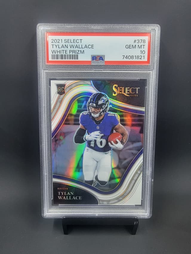Tylan Wallace Panini Select #378 White Prizm