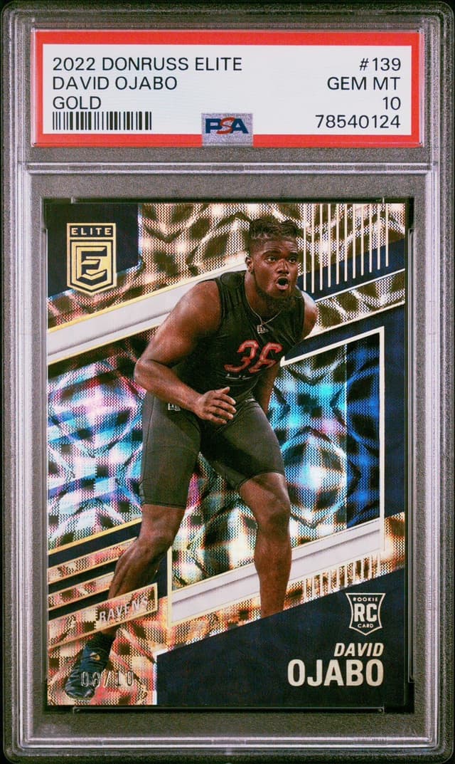 David Ojabo Panini Donruss Elite #139 Gold