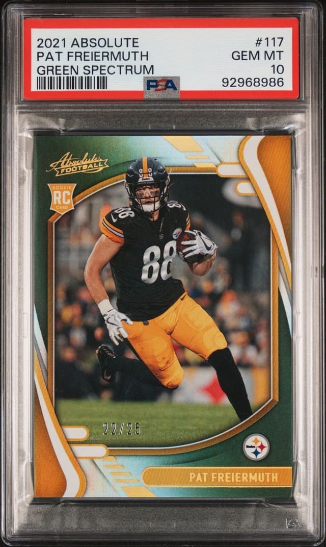 Pat Freiermuth Panini Absolute #117 Green Spectrum