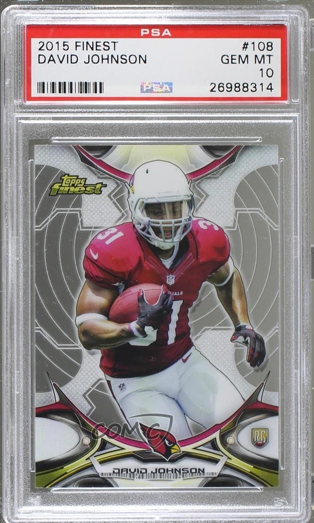 David Johnson Finest #108 Base