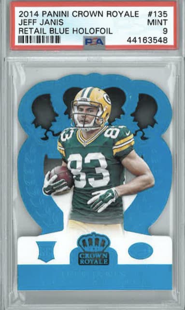 Jeff Janis Panini Crown Royale #135 Retail Blue Holofoil