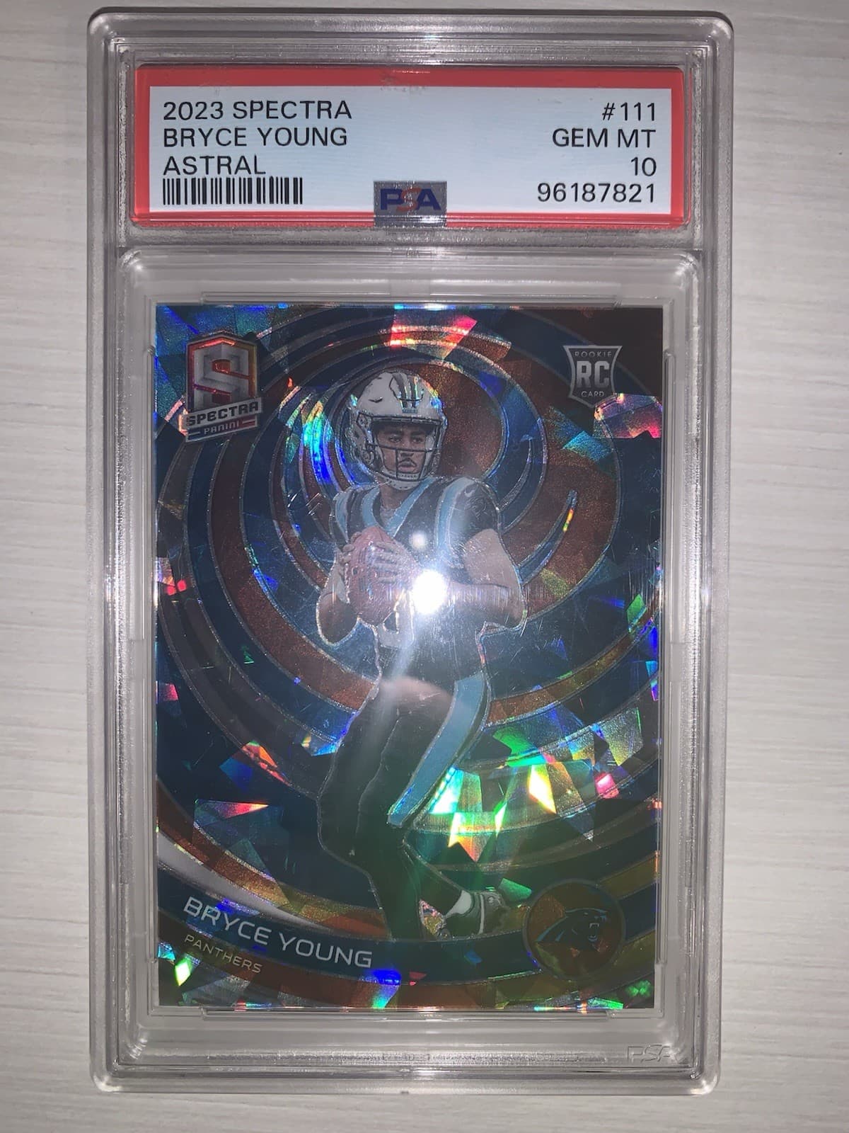 Bryce Young Panini Spectra #111 Astral