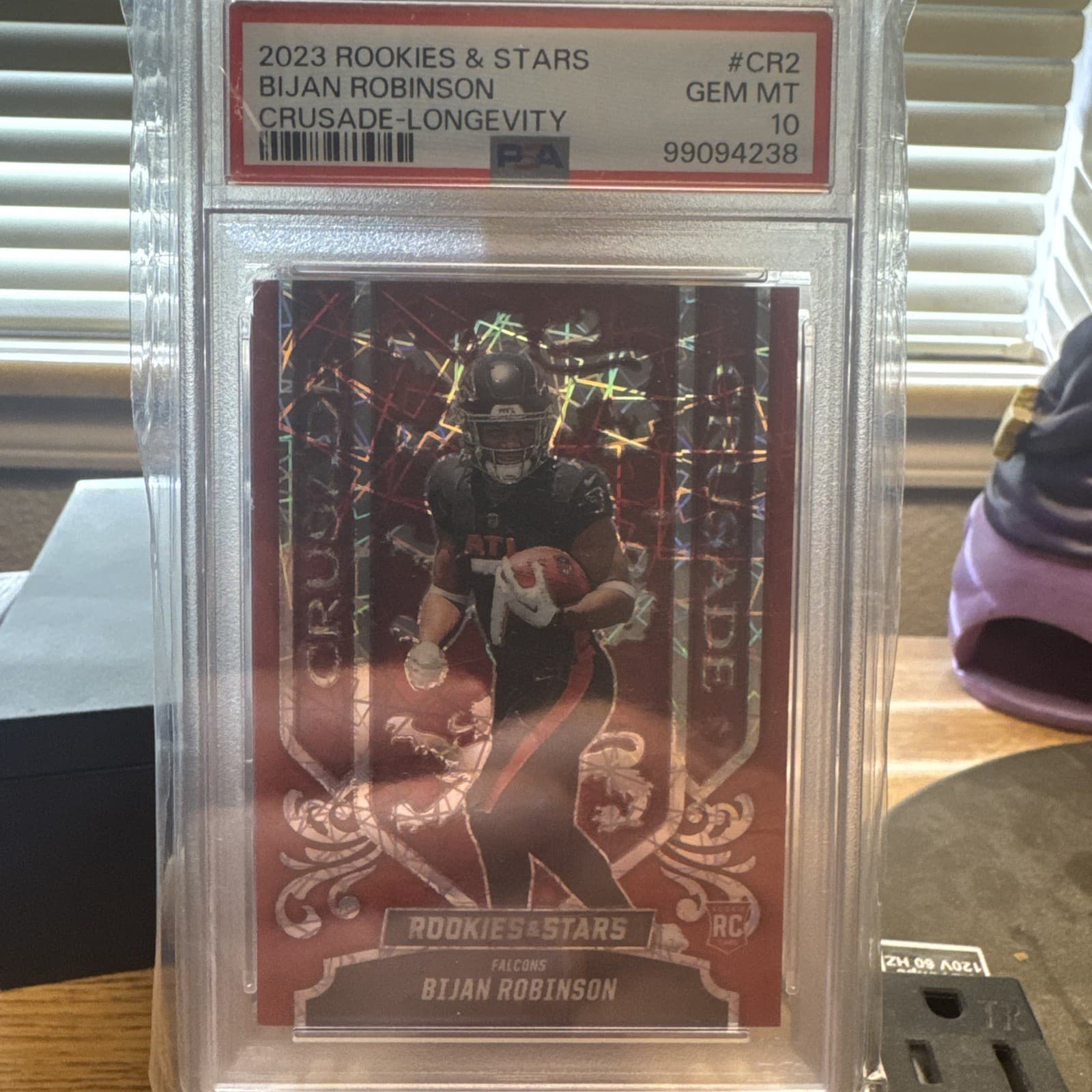 Bijan Robinson Panini Rookies & Stars Crusade #CR2 Longevity