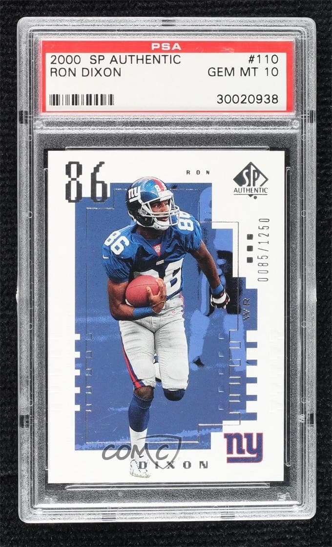 Ron Dixon SP Authentic #110 Base