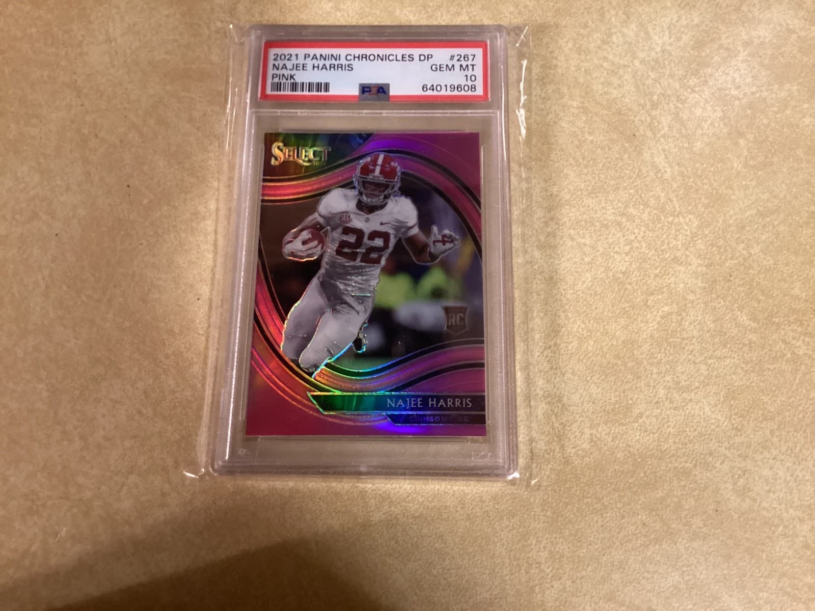 Najee Harris Panini Chronicles Draft Picks #267 Pink