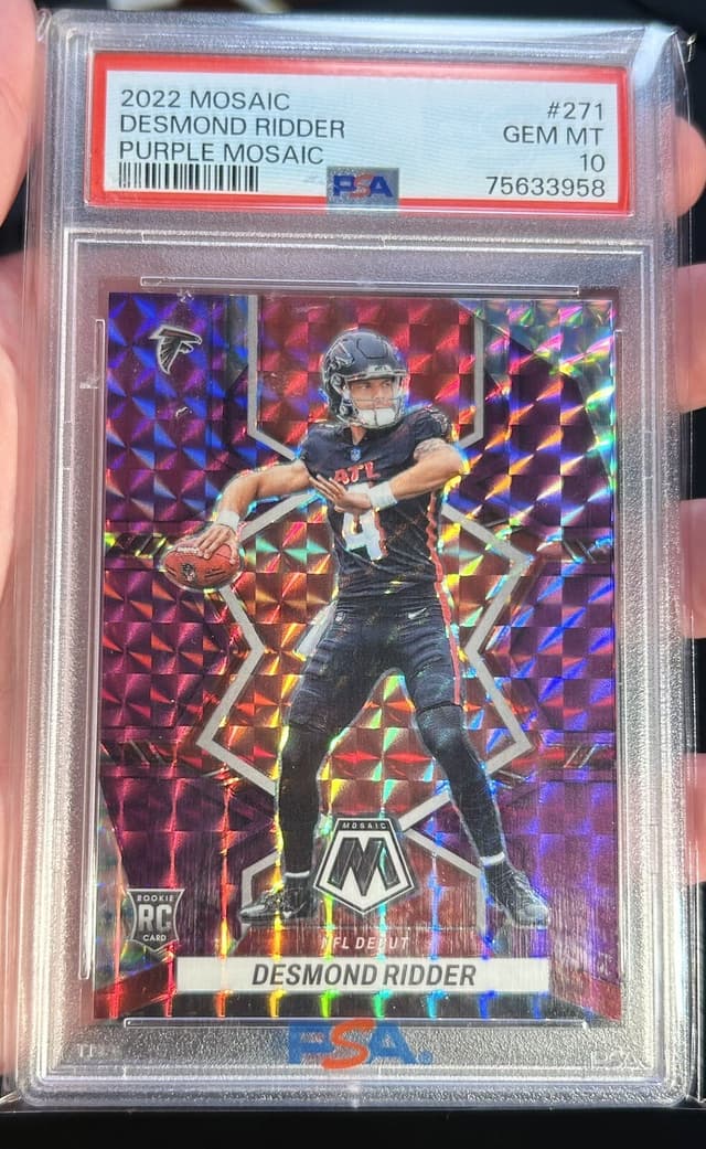 Desmond Ridder Panini Mosaic #271 Purple Mosaic