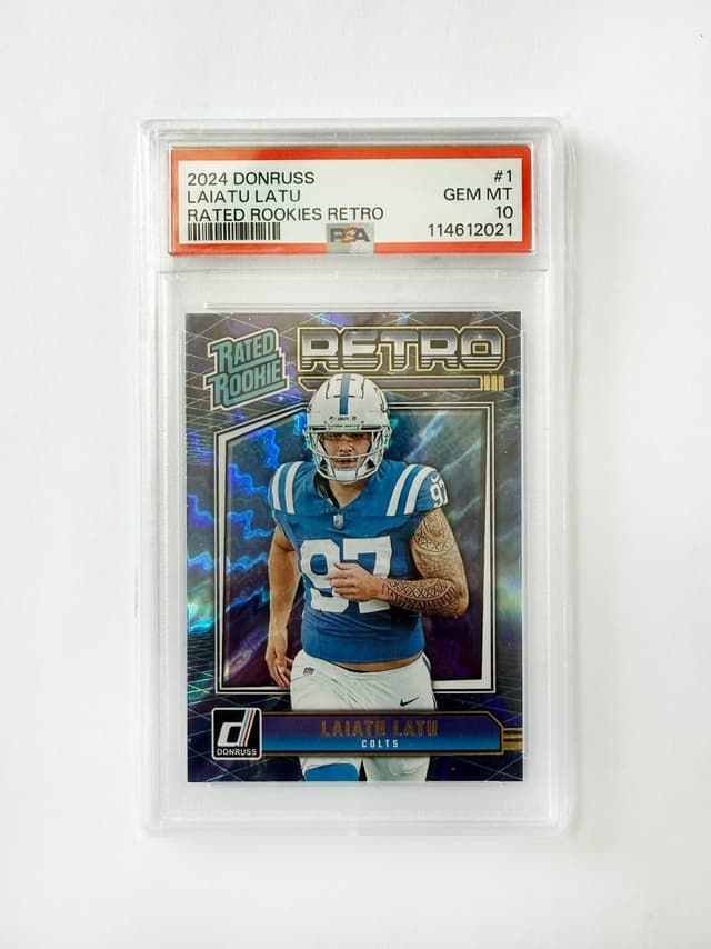 Laiatu Latu Panini Donruss Rated Rookies Retro #1 Base