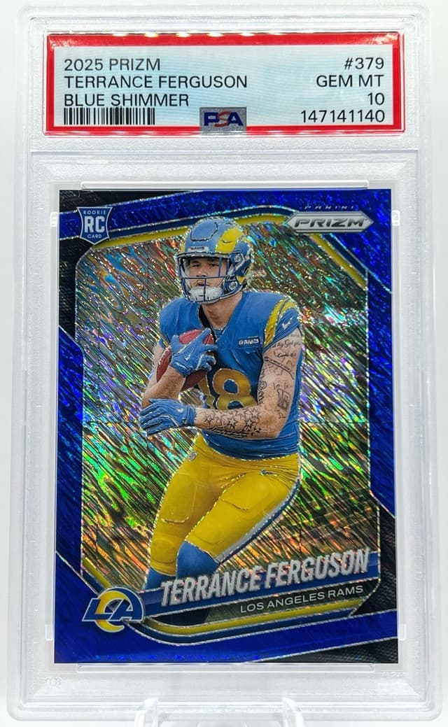 Terrance Ferguson Panini Prizm #379 Blue Shimmer
