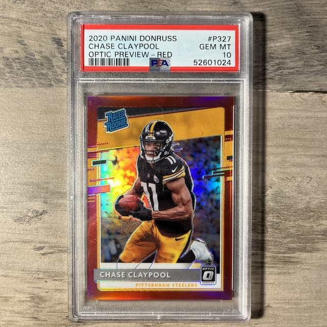 Chase Claypool Panini Donruss #P327 Optic Preview-Red