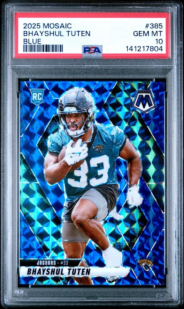 Bhayshul Tuten Panini Mosaic #385 Blue