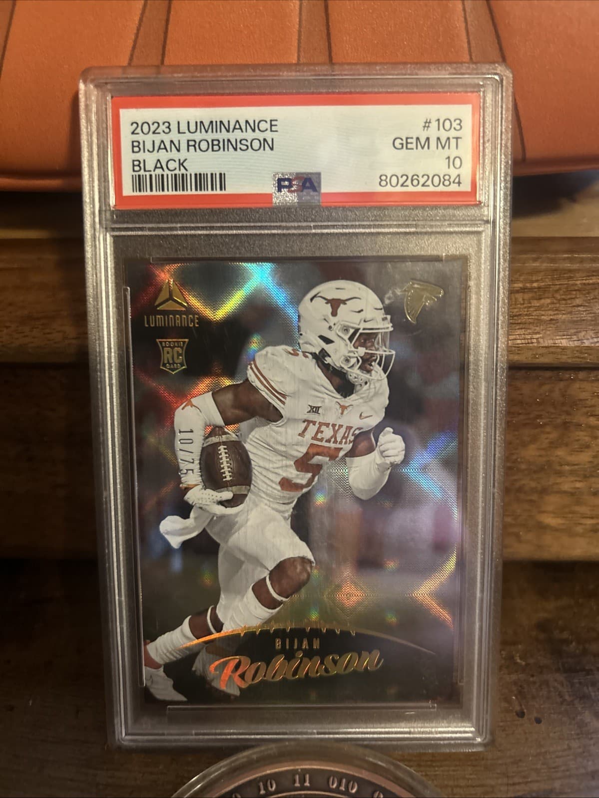 Bijan Robinson Panini Luminance #103 Black