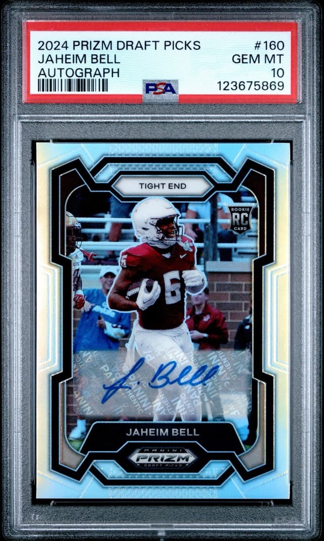 Jaheim Bell Panini Prizm Draft Picks #160 Silver Prizm