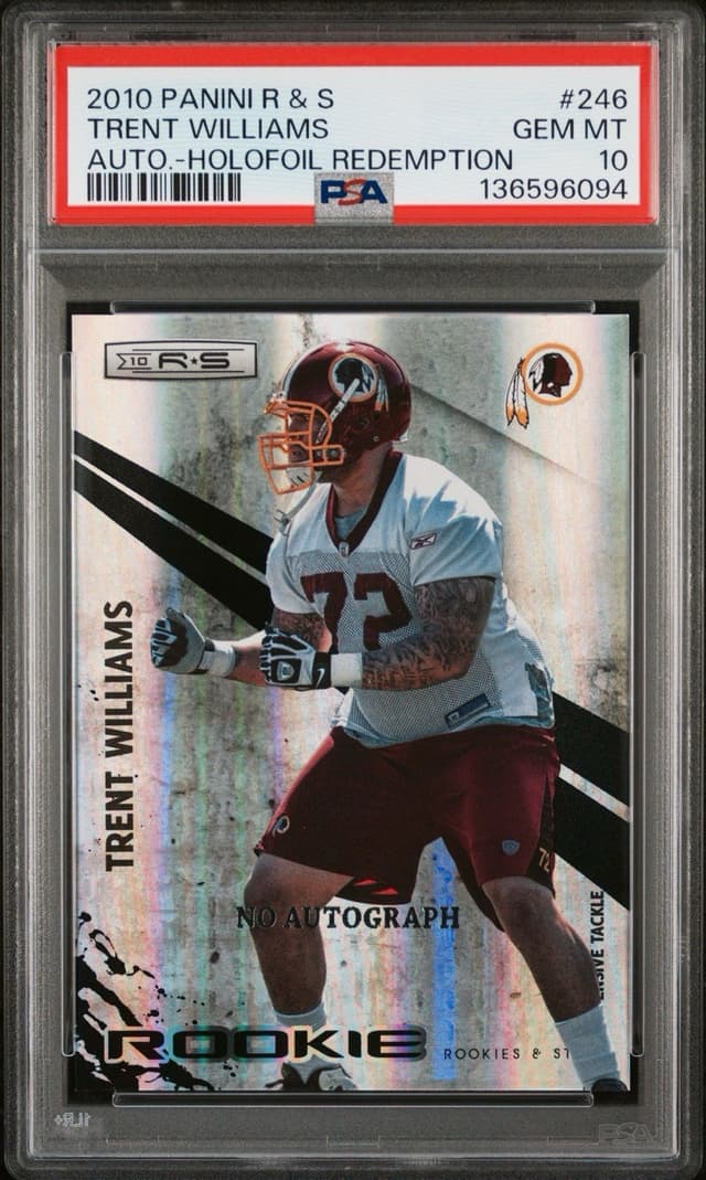 Trent Williams Panini Rookies & Stars #246 Autograph-Holofoil