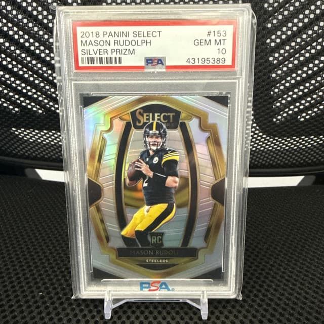 Mason Rudolph Panini Select #153 Silver Prizm