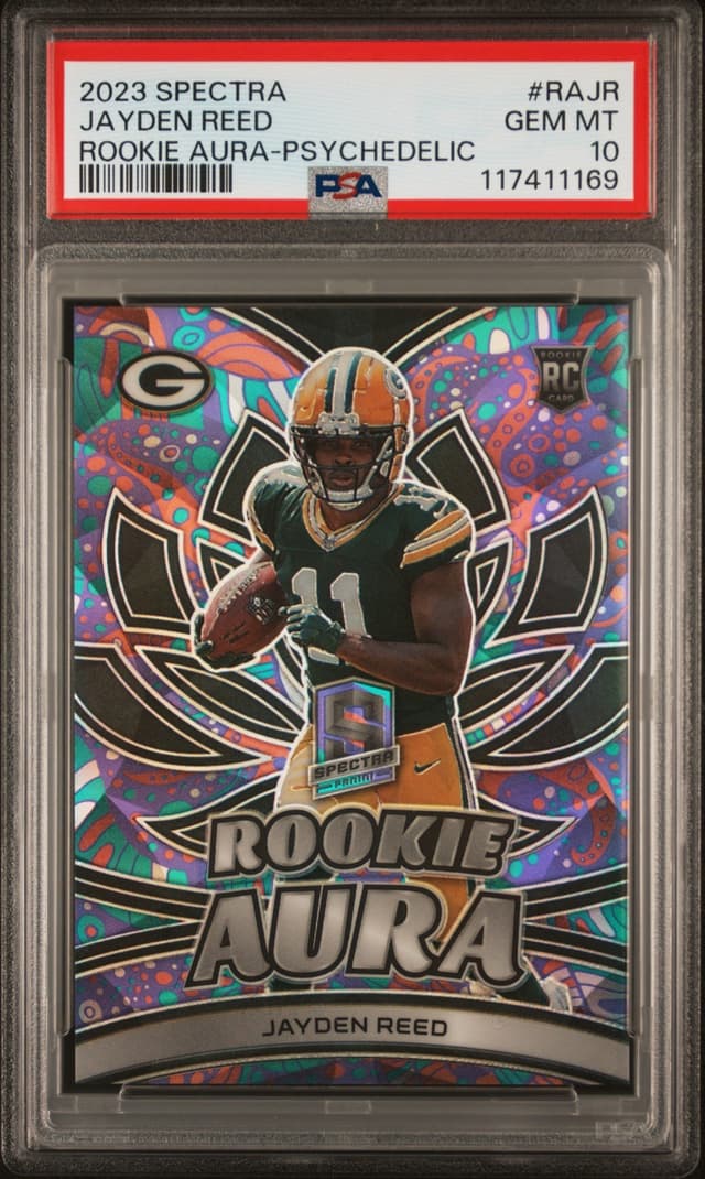 Jayden Reed Panini Spectra Rookie Aura #RAJR Base