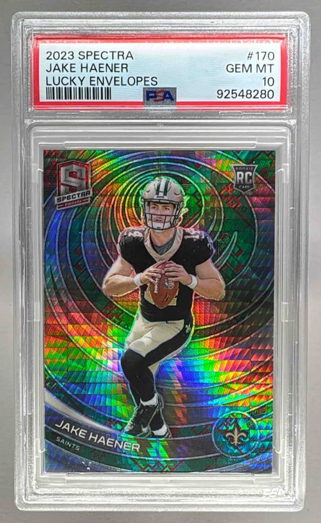 Jake Haener Panini Spectra #170 Lucky Envelopes