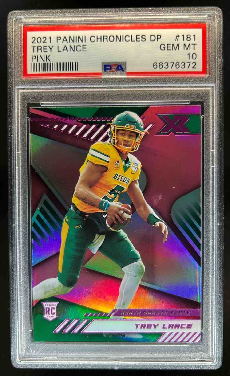Trey Lance Panini Chronicles Draft Picks #181 Pink