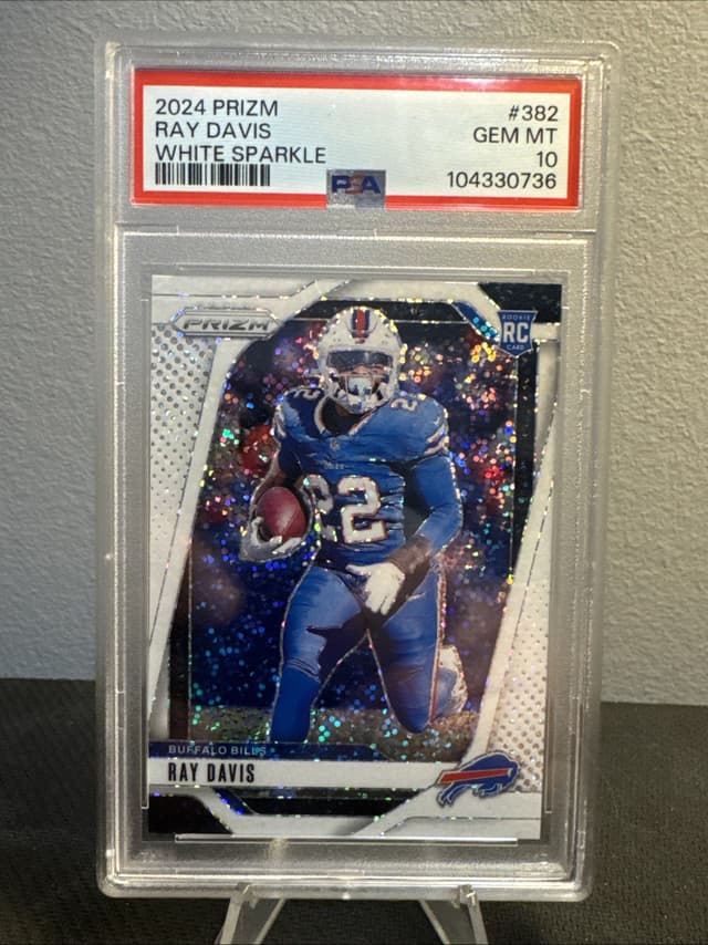 Ray Davis Panini Prizm #382 White Sparkle