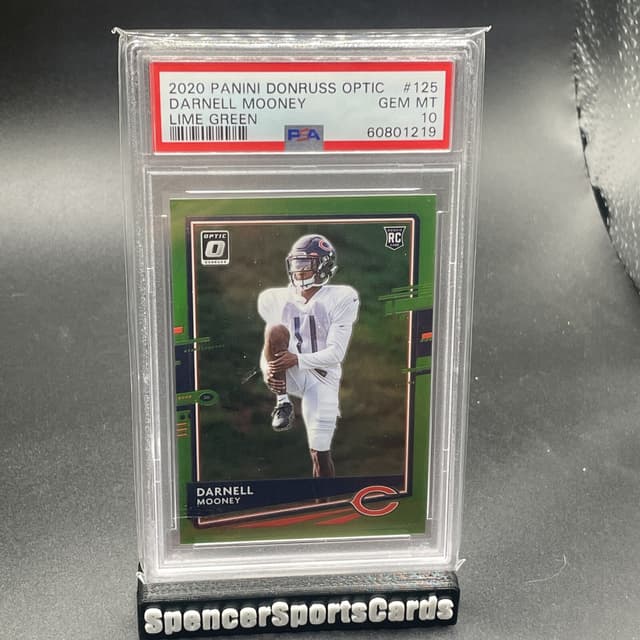 Darnell Mooney Panini Donruss Optic #125 Lime Green