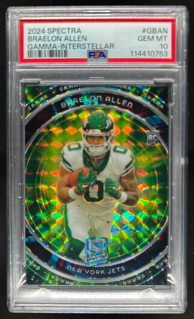 Braelon Allen Panini Spectra Gamma #GBAN Interstellar