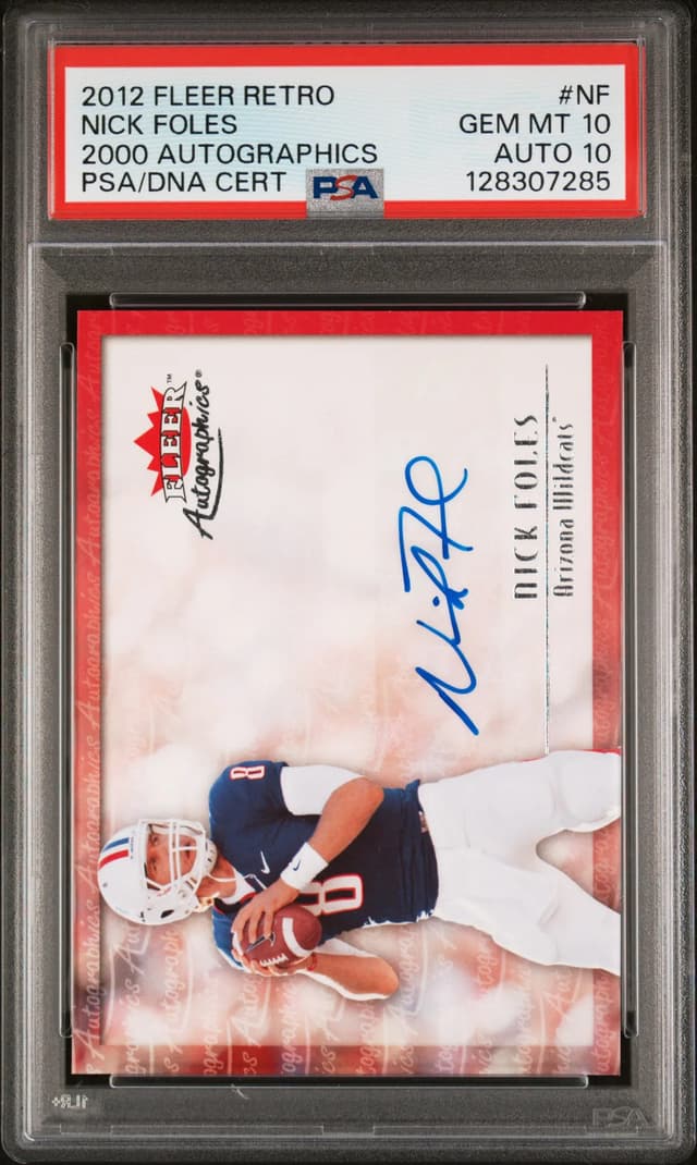 Nick Foles Fleer Retro 2000 Autographics #NF Base