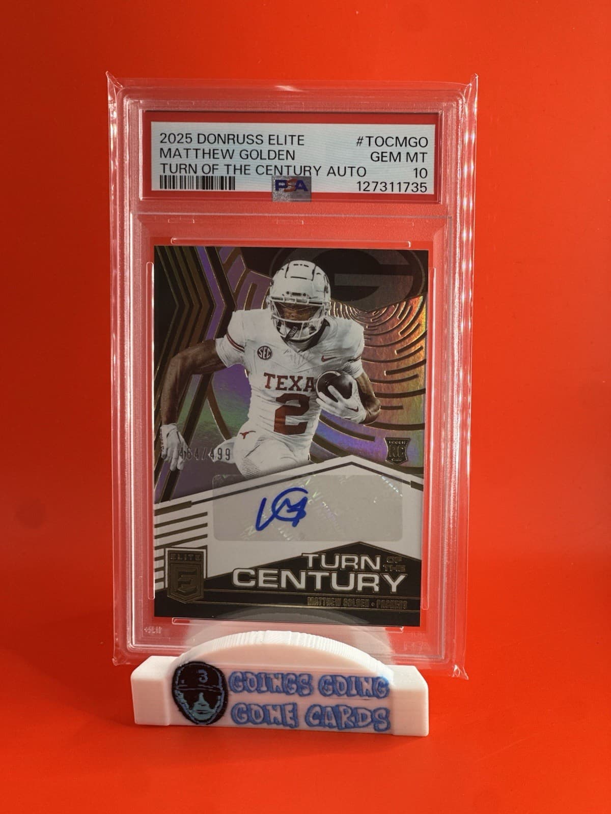 Matthew Golden Panini Donruss Elite Turn of the Century Autographs #TOCMGO Base