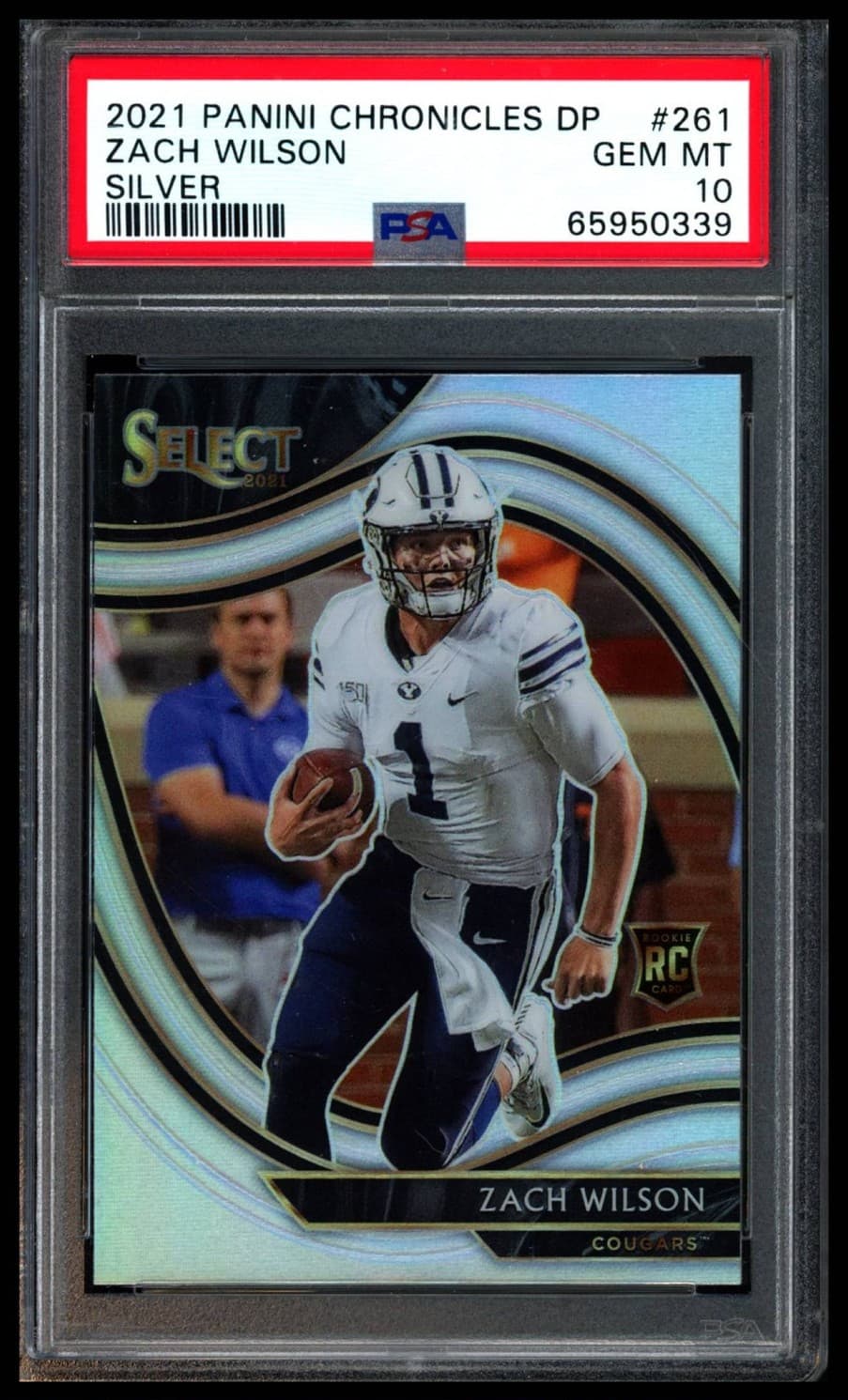 Zach Wilson Panini Chronicles Draft Picks #261 Silver