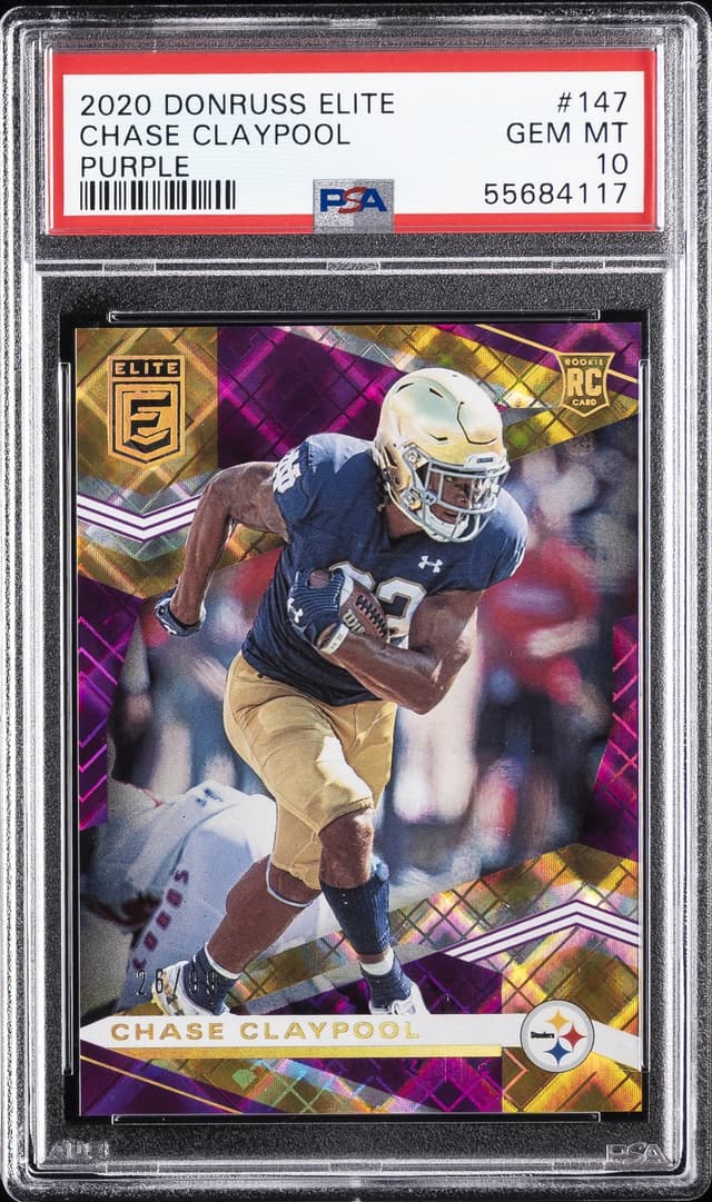 Chase Claypool Panini Donruss Elite #147 Purple