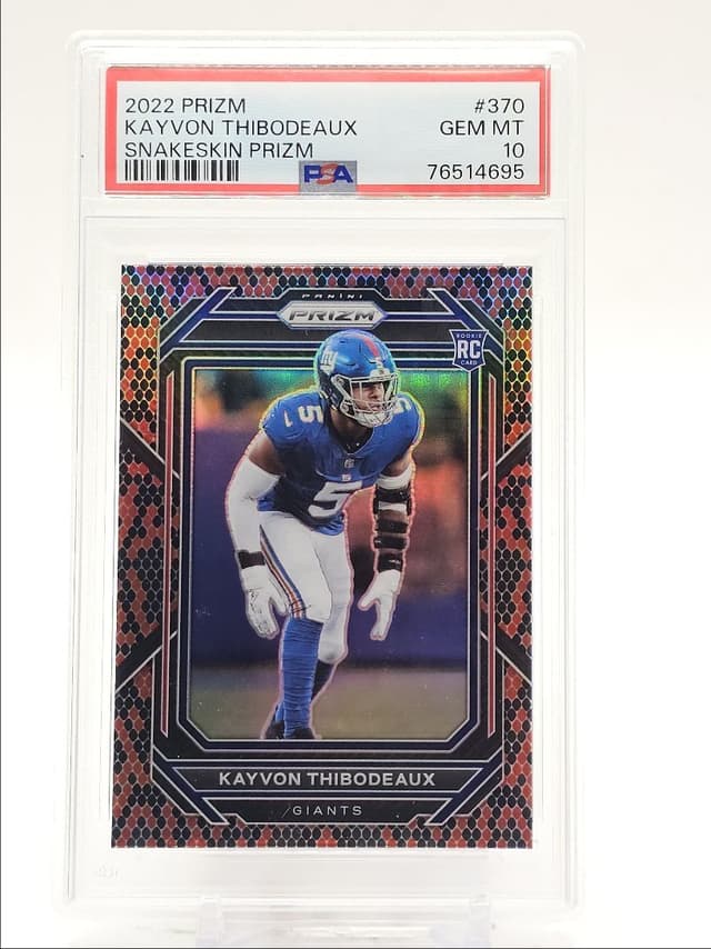 Kayvon Thibodeaux Panini Prizm #370 Snakeskin Prizm