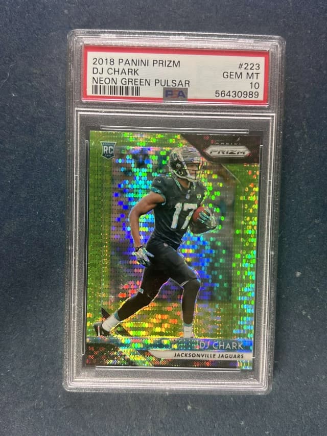 DJ Chark Panini Prizm #223 Neon Green Pulsar